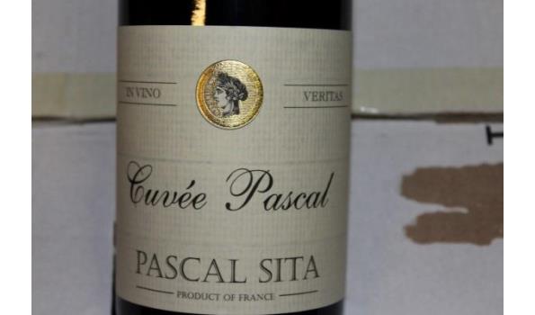 36 flessen à 75cl rode wijn Cuvée Pascal, Pascal Sita